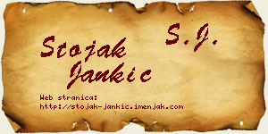 Stojak Jankić vizit kartica